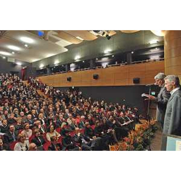 Riccardo Illy (Presidente Regione Friuli Venezia Giulia) all'inaugurazione del teatro di Casarsa. (Casarsa 17/03/07)