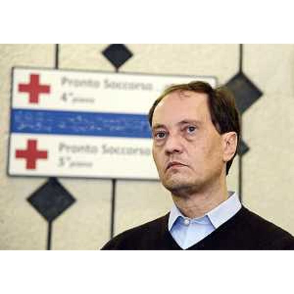 Luca Ciriani (Vicepresidente FVG e assessore regionale Salute) all'Ospedale Santa Maria degli Angeli. (Pordenone 05/11/12)