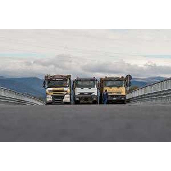 Prove di staticità sul raccordo Villesse-Gorizia. (20/11/12)