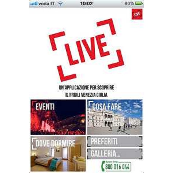Presentata LIVE IT APP, l'applicazione turistica di tutto il territorio del Friuli Venezia Giulia per smartphone e tablet aggiornata in tempo reale. (Trieste 23/11/12)
