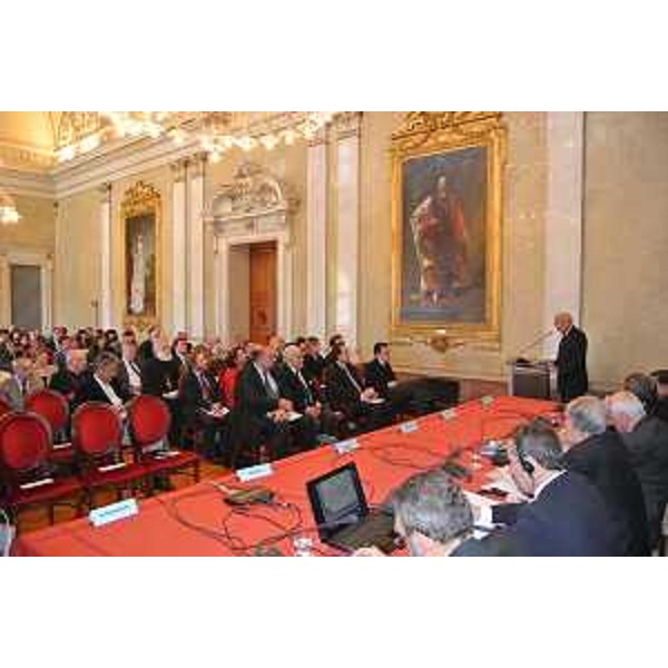 Il convegno di studi per la celebrazione dei 150 anni della Corte dei Conti, nella sede della Regione FVG. (Trieste 03/12/12)