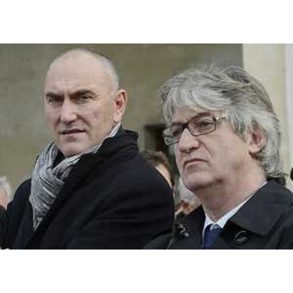 Maurizio Franz (Presidente Consiglio regionale) e Renzo Tondo (Presidente Friuli Venezia Giulia) all'inaugurazione di "Natale in Villa". (Villa Manin di Passariano 07/12/12)