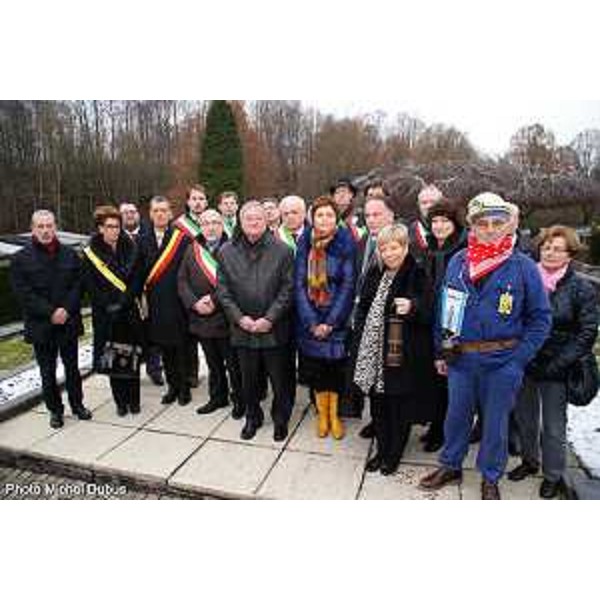 Cerimonia in ricordo dei minatori morti in miniera l'8 agosto 1956. (Marcinelle, Belgio, 08/12/12)