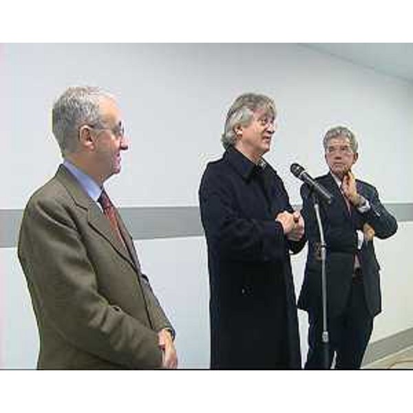 Renzo Tondo (Presidente Friuli Venezia Giulia) all'inaugurazione della centrale di sterilizzazione dell'Azienda ospedaliero-universitaria "Santa Maria della Misericordia". (Udine 15/12/12)