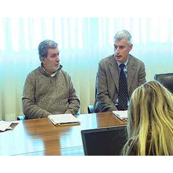 Lorenzo Zanon (Presidente ARLeF) e Paolo Bordon (Direttore generale ASS 5). (Udine 12/12/12)