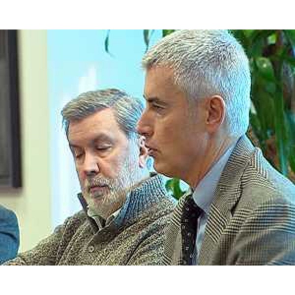 Lorenzo Zanon (Presidente ARLeF) e Paolo Bordon (Direttore generale ASS 5). (Udine 12/12/12)