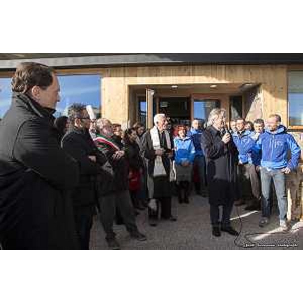 Renzo Tondo (Presidente Friuli Venezia Giulia) interviene all'inaugurazione dell'hotel "1301 Inn", realizzato da Promotur al posto della vecchia Foresteria. (Piancavallo 22/12/12)