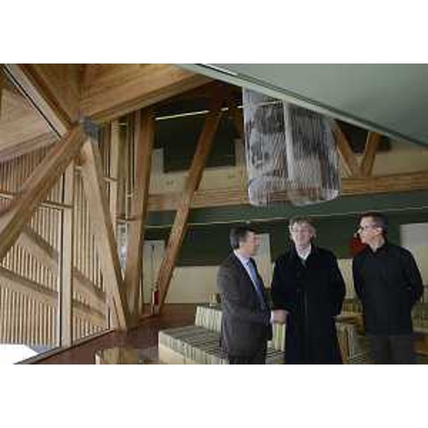 Renzo Tondo (Presidente Friuli Venezia Giulia) visita l'hotel "1301 Inn", realizzato da Promotur al posto della vecchia Foresteria. (Piancavallo 22/12/12)