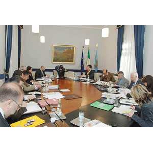 Seduta della Giunta Regionale tenutasi a Trieste. (Trieste 29/03/07)