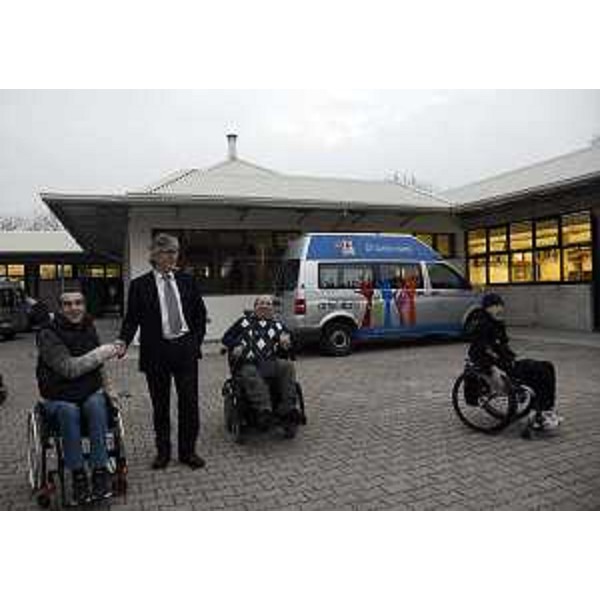 Renzo Tondo (Presidente Friuli Venezia Giulia) in visita alla Comunità Piergiorgio onlus. (Udine 20/02/13)