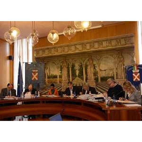 Riunione della Giunta regionale del FVG nella sede del Municipio. (Codroipo 14/03/13)