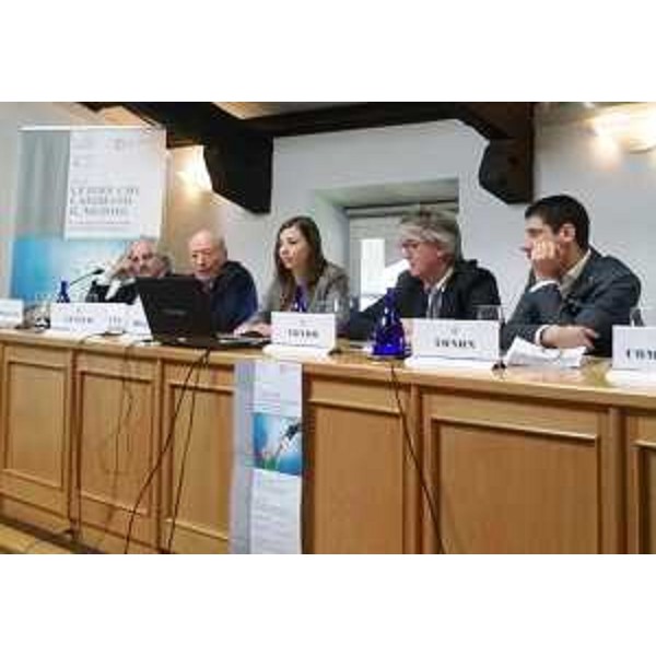 Relatori al seminario "Le idee che cambiano il mondo". (Udine 22/03/13)