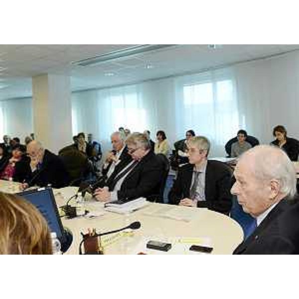 La riunione del CAL-Consiglio delle Autonomie Locali, presieduta da Ettore Romoli (Sindaco Gorizia), nella sede regionale. (Udine 15/04/13)
