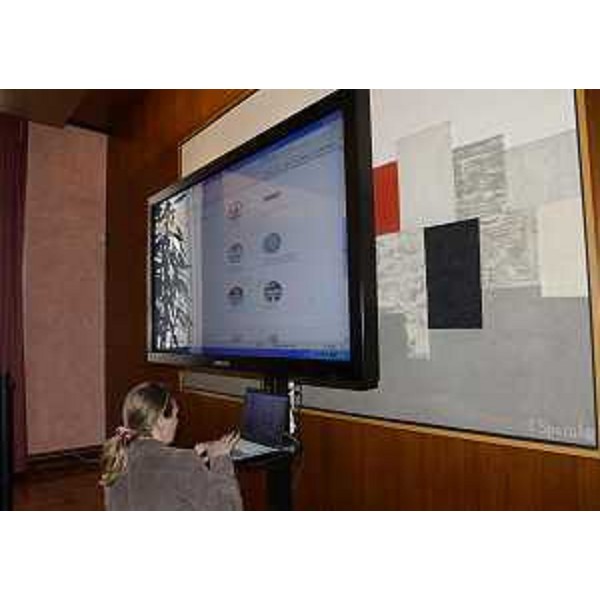 Sala stampa allestita nella sede del Consiglio regionale del FVG per seguire le Elezioni regionali (presidente e Consiglio della Regione FVG), provinciali (presidente e Consiglio della Provincia di Udine) e comunali (sindaco e Consigli di tredici Amministrazioni comunali). (Trieste 21/04/13)