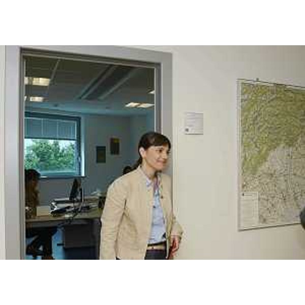Debora Serracchiani (Presidente Friuli Venezia Giulia) visita gli uffici regionali. (Udine 30/04/13)