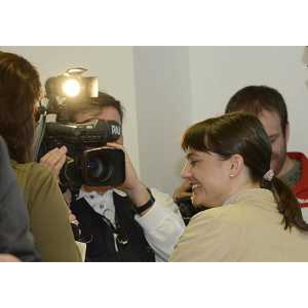 Debora Serracchiani (Presidente Friuli Venezia Giulia) nella sede regionale. (Udine 30/04/13)