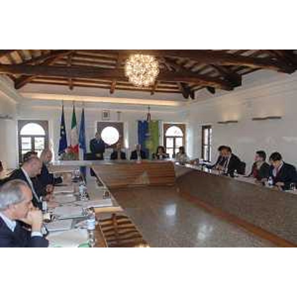 Seduta della Giunta Regionale tenutasi a Martignacco. (Martignacco 13/04/07)