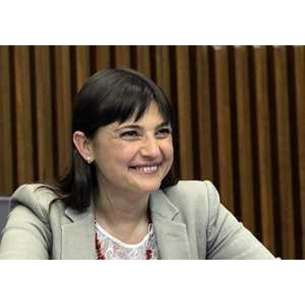 Debora Serracchiani (Presidente Friuli Venezia Giulia) in Aula durante l'elezione del presidente del Consiglio regionale. (Trieste 13/05/13)