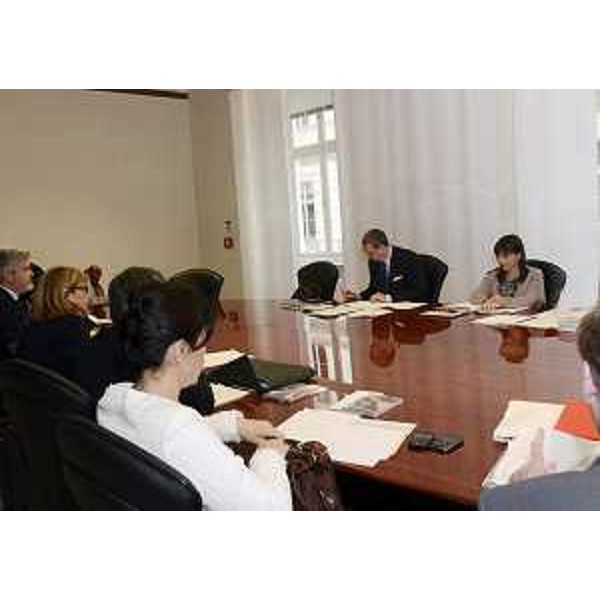 La riunione della Giunta, presieduta da Debora Serracchiani (Presidente Friuli Venezia Giulia), nella sede della Regione. (Trieste 17/05/13)