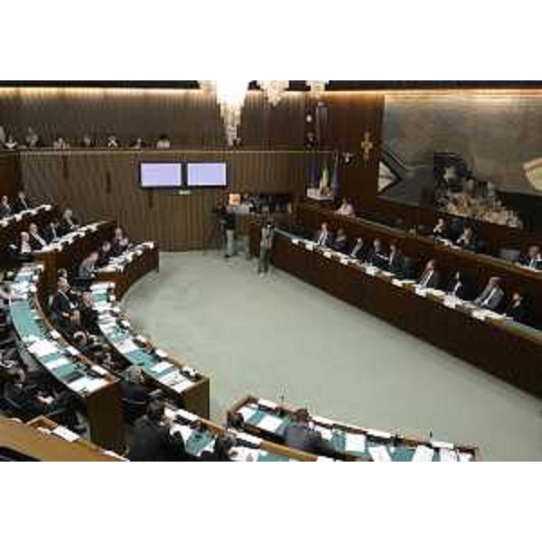 L'Aula del Consiglio regionale durante la presentazione del Programma di Governo di Debora Serracchiani (Presidente Friuli Venezia Giulia). (Trieste 21/05/13)