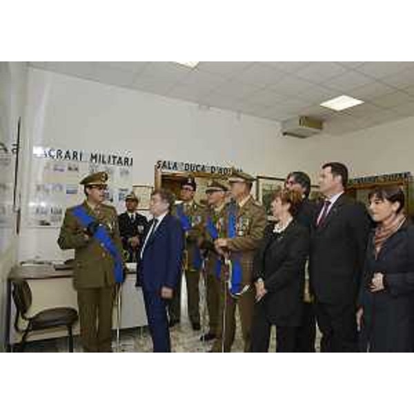Flavio Zanonato (Ministro Sviluppo economico), Maria Augusta Marrosu (Prefetto Gorizia), Franco Iacop (Presidente Consiglio regionale) e Debora Serracchiani (Presidente Friuli Venezia Giulia) alle celebrazioni della Festa della Repubblica. (Redipuglia 02/06/13)