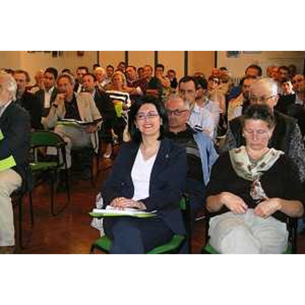 Sara Vito (Assessore regionale Ambiente, Energia e Politiche Montagna) al convegno "Ripensare l'idroelettrico: energia rinnovabile o energia da rinnovare?" promosso da Legambiente. [Preone (UD) 08/06/13]