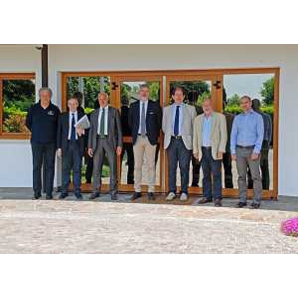Vertice istituzionale tra la Protezione civile del FVG e della Provincia autonoma di Trento, con Paolo Panontin (Assessore Protezione civile FVG) e Alberto Pacher (Presidente Provincia autonoma Trento). (Palmanova 12/06/13)