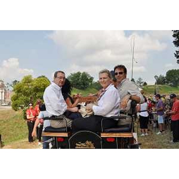 Sergio Bolzonello (Vicepresidente FVG e assessore regionale Attività produttive) all'inaugurazione dei percorsi turistici del Parco storico dei Bastioni. (Palmanova 23/06/13)