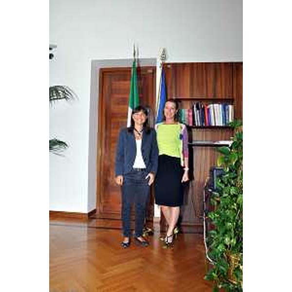 Debora Serracchiani (Presidente Friuli Venezia Giulia) con Beatrice Lorenzin (Ministro della Salute). (Roma 04/07/2013)