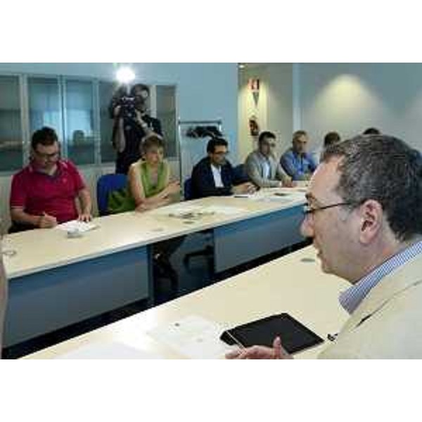 Sergio Bolzonello (Vicepresidente FVG e assessore regionale Attività produttive) al Tavolo Verde sul comparto agricolo. (Udine 11/07/13)