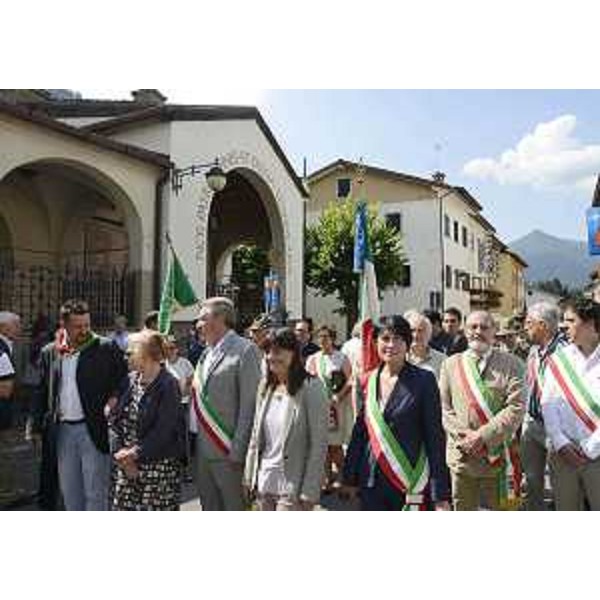 Debora Serracchiani (Presidente Friuli Venezia Giulia) alla cerimonia per il 69° anniversario degli eccidi della Valle del But. (Paluzza 20/07/13)