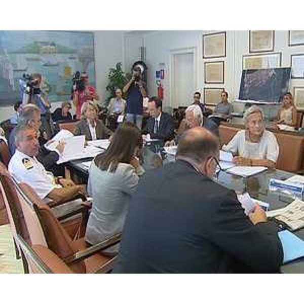Debora Serracchiani (Presidente Friuli Venezia Giulia) alla riunione del Comitato portuale, con Maria Teresa Bassa Poropat (Presidente Provincia Trieste) e Roberto Cosolini (Sindaco Trieste). (Trieste 26/07/13)