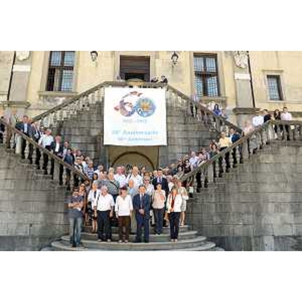 Foto di gruppo alla 10° Convention annuale dell’ Ente Friuli nel Mondo, “Friuli nel mondo. Il mondo in Friuli”, al Castello di Udine. (Udine, 03/08/13)