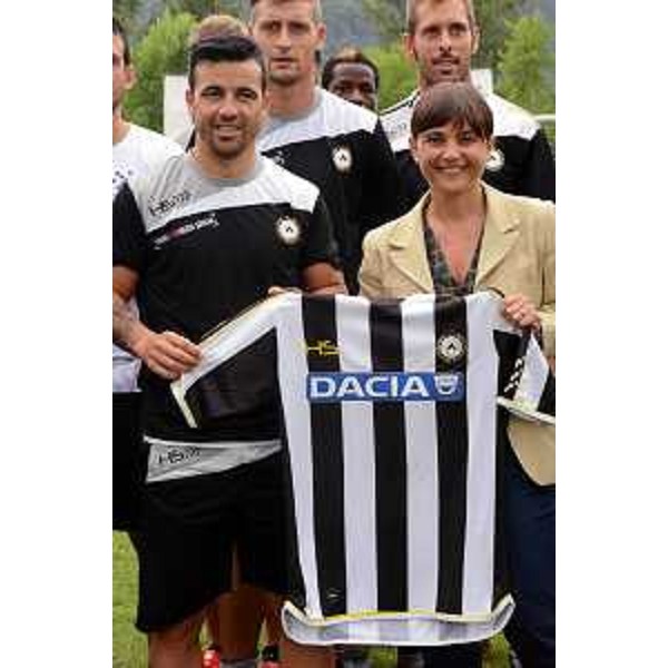 Debora Serracchiani (Presidente della Regione Friuli Venezia Giulia) visita l'Udinese durante il ritiro pre-campionato ad Arta Terme. (Arta Terme, 04/08/13)
