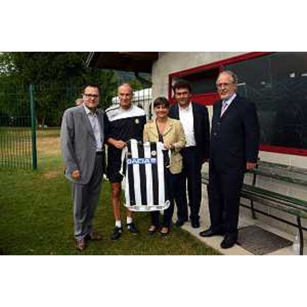 Debora Serracchiani (Presidente della Regione Friuli Venezia Giulia) visita l'Udinese durante il ritiro pre-campionato ad Arta Terme. (Arta Terme, 04/08/13)