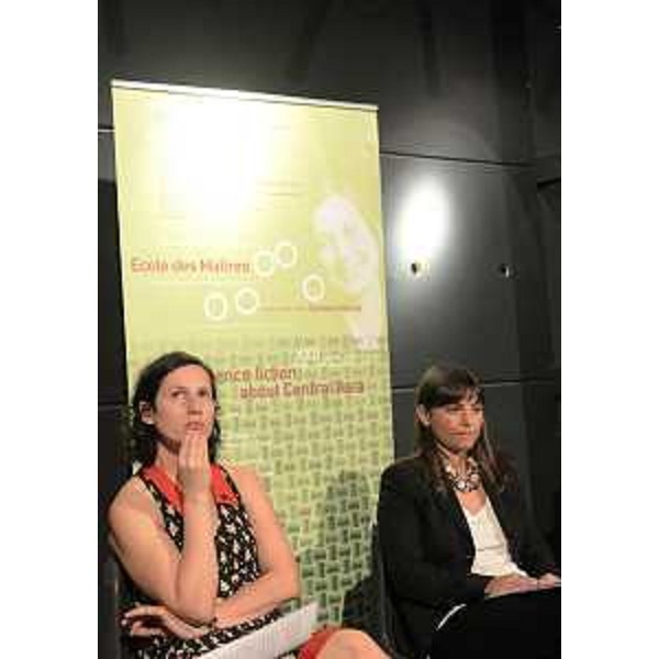 Constanza Macras (Regista e coreografa) e Debora Serracchiani (Presidente Friuli Venezia Giulia). (Udine 02/09/13)