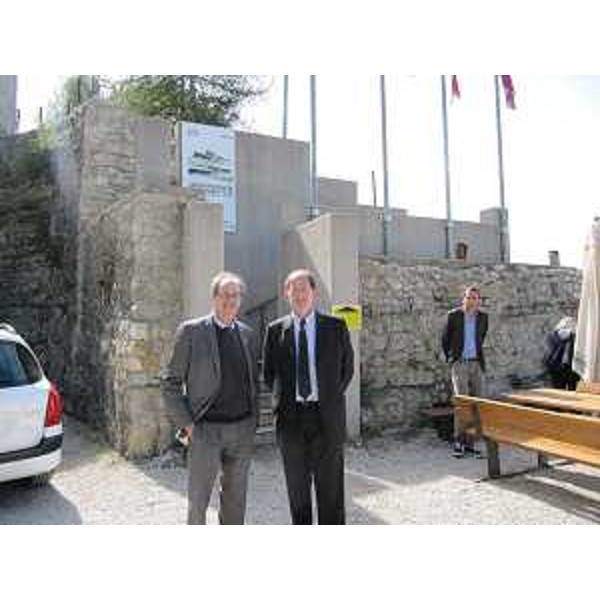 Gianni Torrenti (Assessore Cultura Regione autonoma Friuli Venezia Giulia) e Alberto Pacher (Vicepresidente e assessore Cultura Provincia autonoma Trento). [Lavarone (TN) 18/09/13]