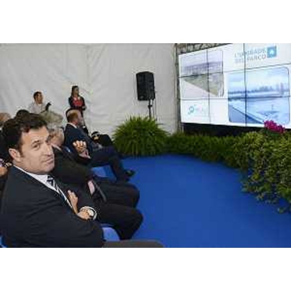 Franco Iacop (Presidente Consiglio regionale) all'inaugurazione di nuovi edifici nel Parco scientifico e tecnologico Luigi Danieli. (Udine 24/09/13)
