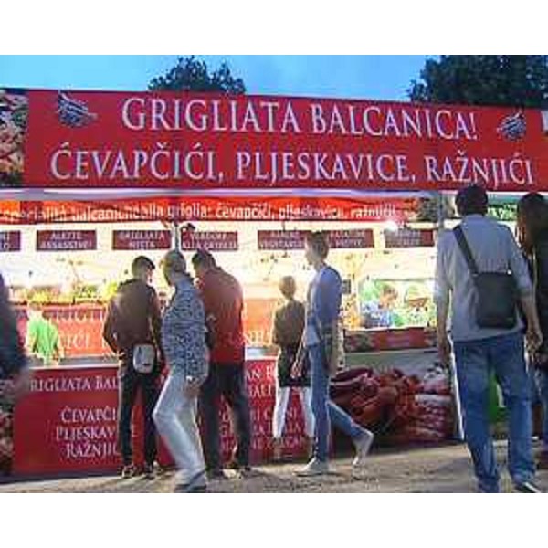 L'inaugurazione della decima edizione di "Gusti di Frontiera". (Gorizia 26/09/13)