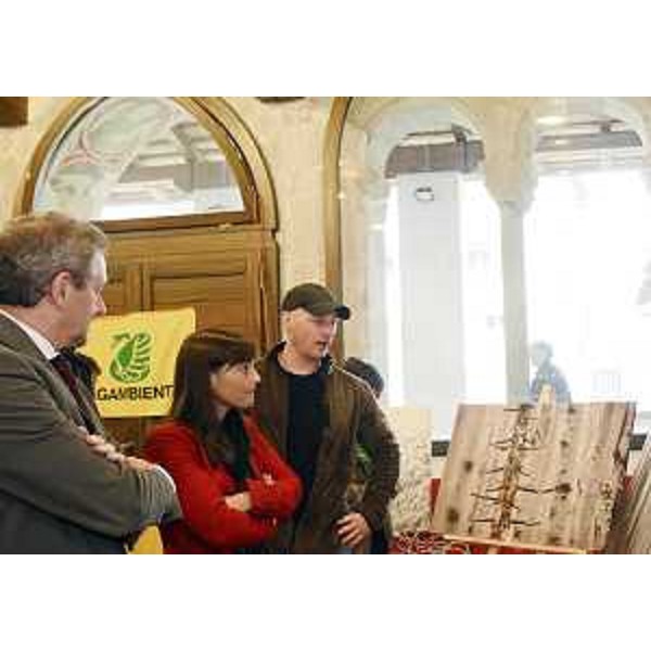 Debora Serracchiani (Presidente Friuli Venezia Giulia) e Lucio Tolar (Fotografo) al 69° Raduno nazionale dei Forestali. (Cividale del Friuli 29/09/13)