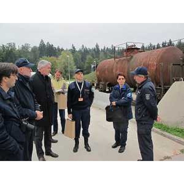 Paolo Panontin (Assessore Protezione civile FVG) in occasione della quinta edizione nazionale delle Giornate della Protezione civile e del Soccorso (Dnevi zasite in resevanja). [Ig (SLO) 05/10/13]