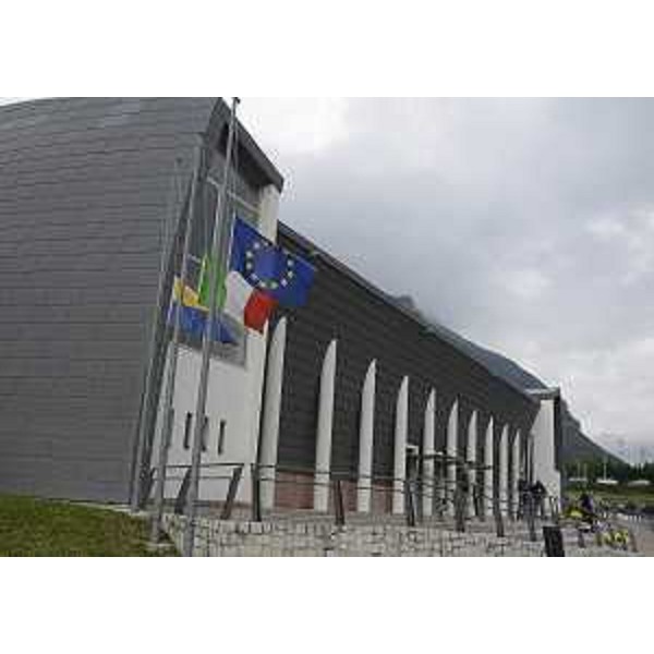 Cimitero monumentale di Fortogna nel cinquantesimo anniversario della tragedia del Vajont (9 ottobre 1963). [Longarone (BL) 09/10/13]