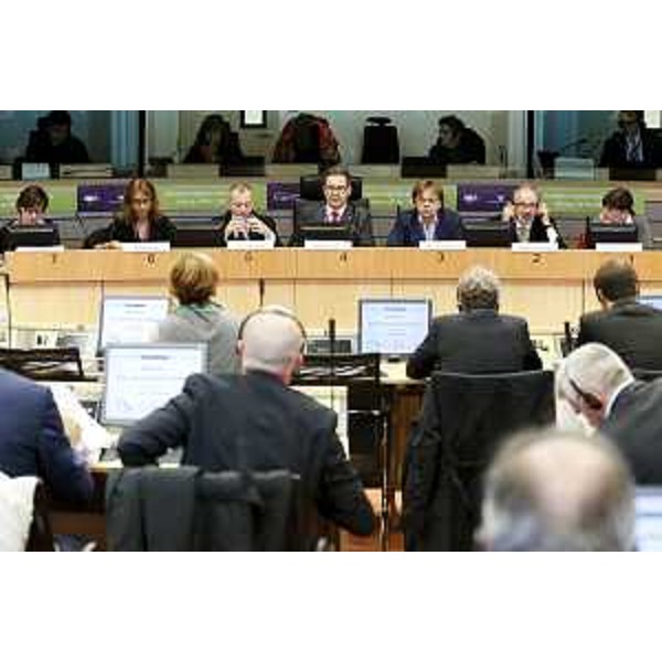 Debora Serracchiani (Presidente Friuli Venezia Giulia) al seminario sui GECT-Gruppi Europei di Cooperazione Territoriale nell'ambito dei tradizionali "Open Days" del Comitato delle Regioni. (Bruxelles 10/10/13)