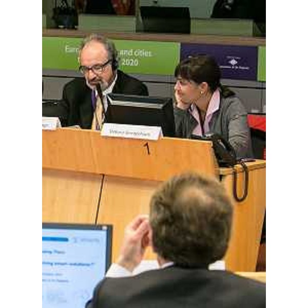 Debora Serracchiani (Presidente Friuli Venezia Giulia) al seminario sui GECT-Gruppi Europei di Cooperazione Territoriale nell'ambito dei tradizionali "Open Days" del Comitato delle Regioni. (Bruxelles 10/10/13)