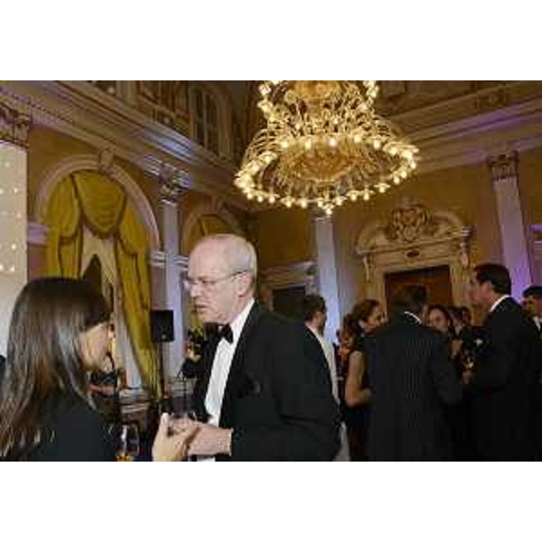 Debora Serracchiani (Presidente Friuli Venezia Giulia) e Peter Dettmar (Console generale di Germania a Milano) alla serata di presentazione di Esimit Europa 2, imbarcazione vincitrice delle ultime tre edizioni della Coppa d'Autunno "Barcolana". (Trieste 12/10/13)