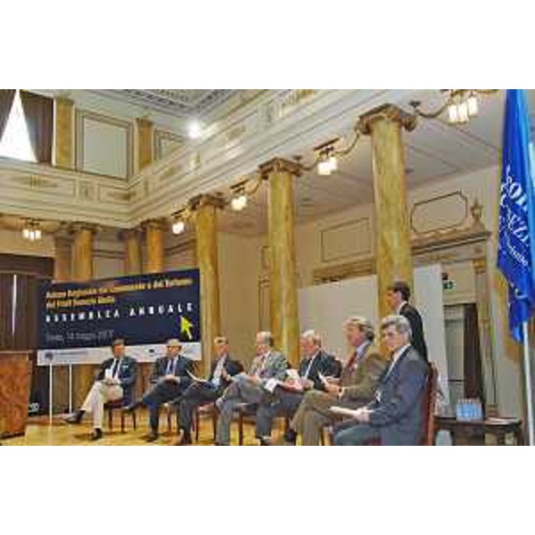 Riccardo Illy (Presidente Regione Friuli Venezia Giulia) alla tavola rotonda tenutasi in occasione dell'Assemblea Annuale della Confcommercio del Friuli Venezia Giulia. (Trieste 14/05/07)