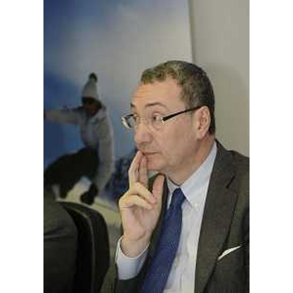 Sergio Bolzonello (Vicepresidente FVG e assessore regionale Attività produttive) alla presentazione della stagione invernale 2013-2014 per la montagna del FVG. (Udine 11/11/13)