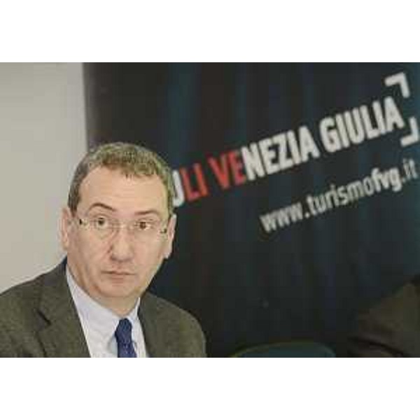 Sergio Bolzonello (Vicepresidente FVG e assessore regionale Attività produttive) alla presentazione della stagione invernale 2013-2014 per la montagna del FVG. (Udine 11/11/13)