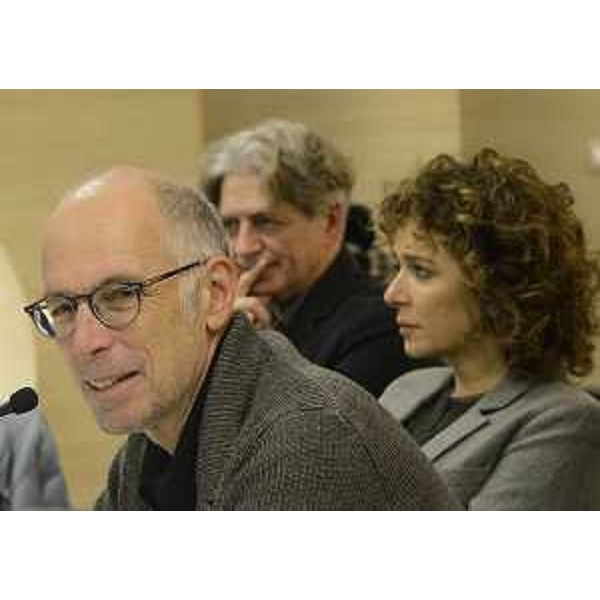 Presentazione del film "Il ragazzo invisibile" al Magazzino delle Idee: Gabriele Salvatores (Regista) e Valeria Golino (Attrice). (Trieste 20/11/13)