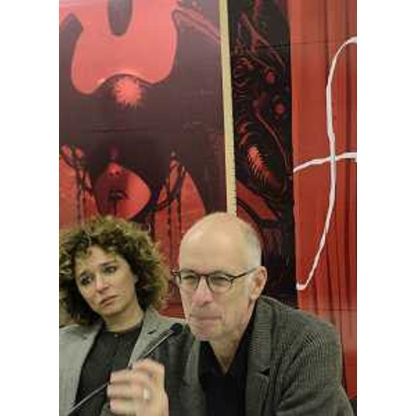 Presentazione del film "Il ragazzo invisibile" al Magazzino delle Idee: Valeria Golino (Attrice) e Gabriele Salvatores (Regista). (Trieste 20/11/13)